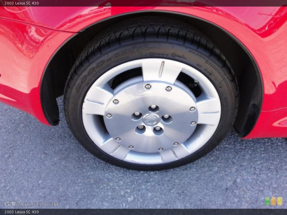 2003 Lexus SC 430 Wheel and Tire Photo #47243150