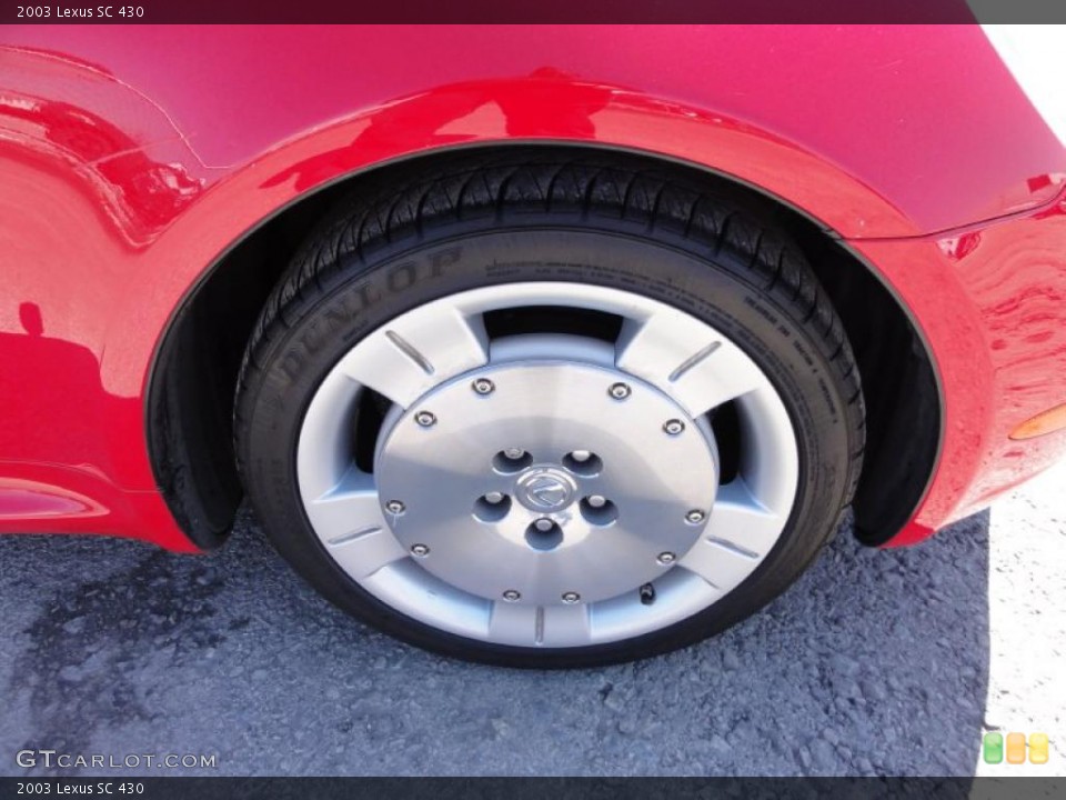 2003 Lexus SC 430 Wheel and Tire Photo #47243162