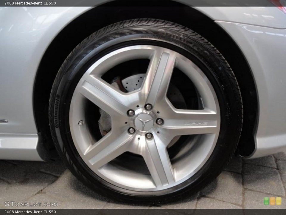 2008 Mercedes-Benz CL 550 Wheel and Tire Photo #47244644