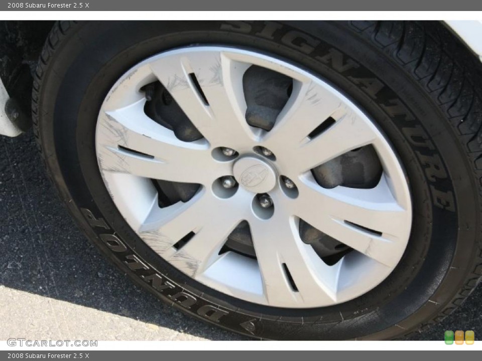 2008 Subaru Forester 2.5 X Wheel and Tire Photo #47247269