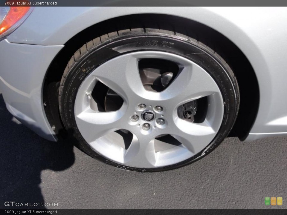 2009 Jaguar XF Supercharged Wheel and Tire Photo #47247992