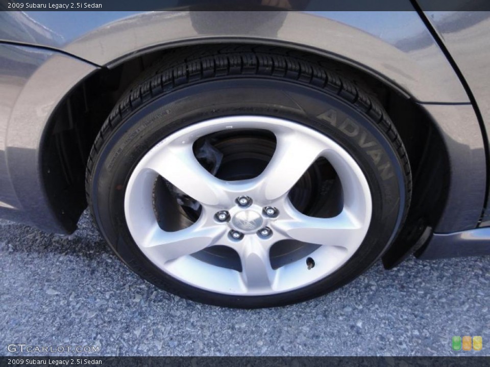 2009 Subaru Legacy 2.5i Sedan Wheel and Tire Photo #47249633