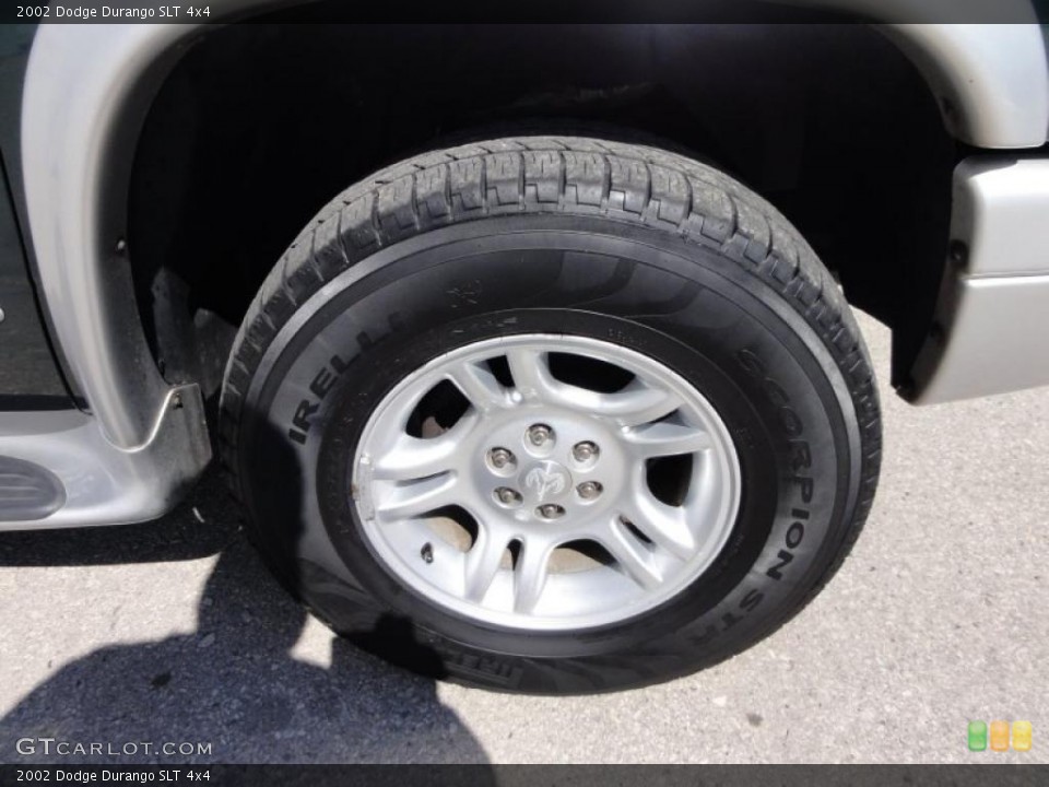 2002 Dodge Durango SLT 4x4 Wheel and Tire Photo #47250053