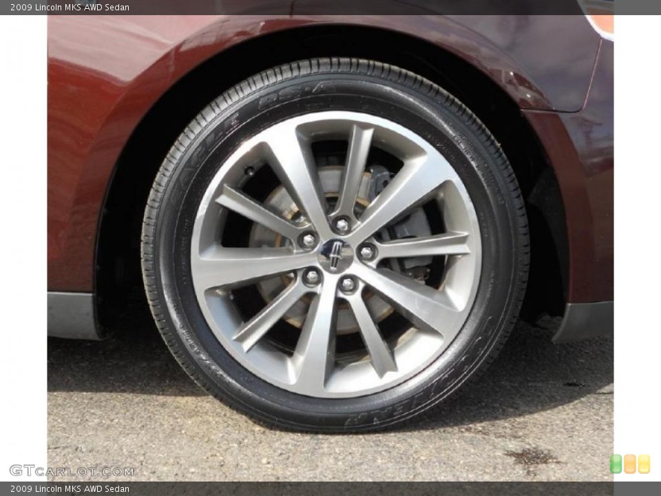 2009 Lincoln MKS AWD Sedan Wheel and Tire Photo #47254835
