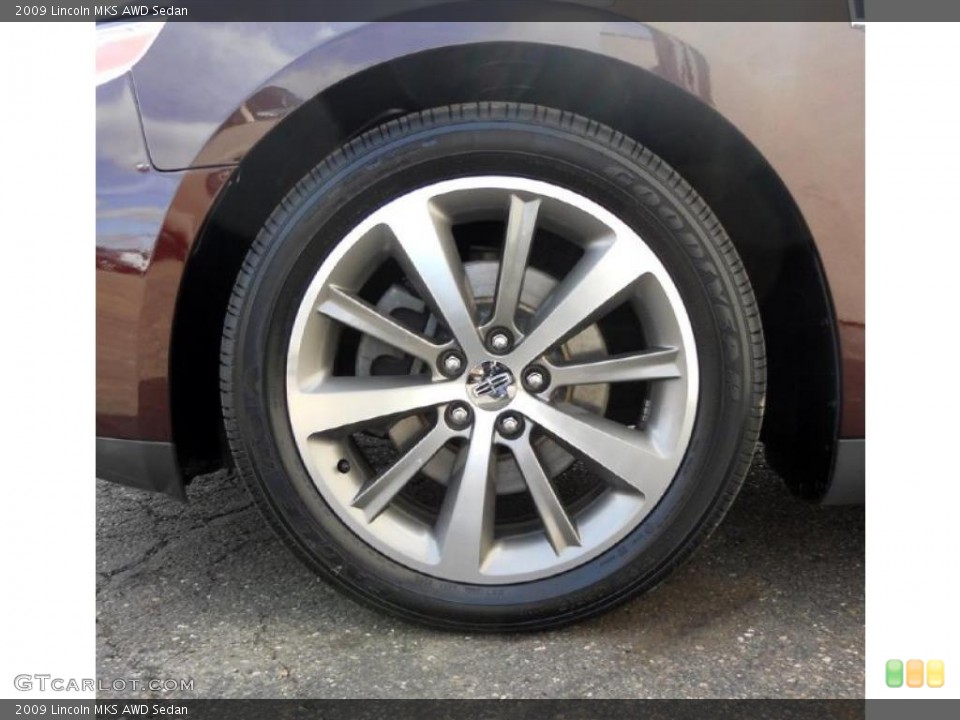 2009 Lincoln MKS AWD Sedan Wheel and Tire Photo #47254850