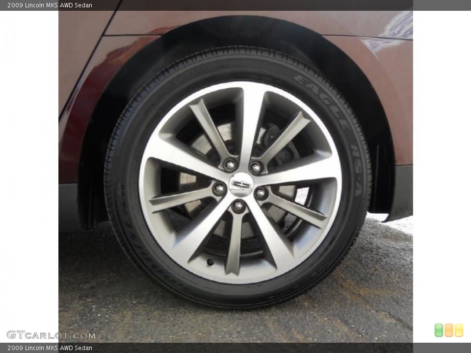 2009 Lincoln MKS AWD Sedan Wheel and Tire Photo #47254865