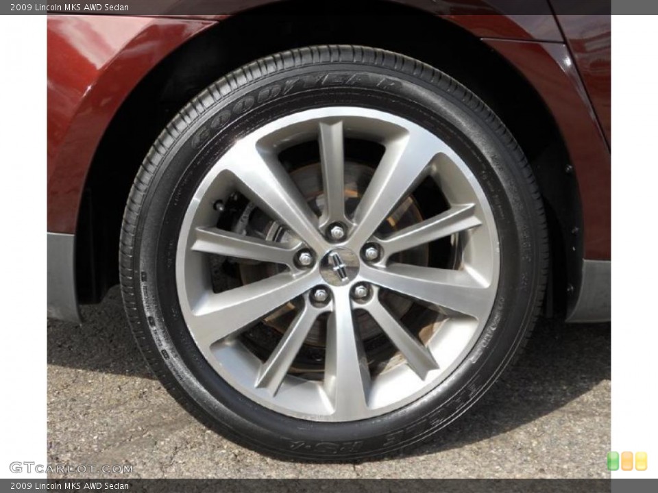 2009 Lincoln MKS AWD Sedan Wheel and Tire Photo #47254883