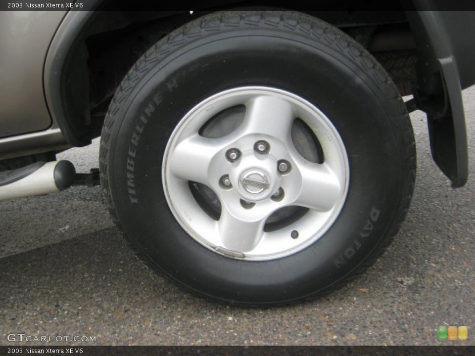 2003 Nissan Xterra XE V6 Wheel and Tire Photo #47255453