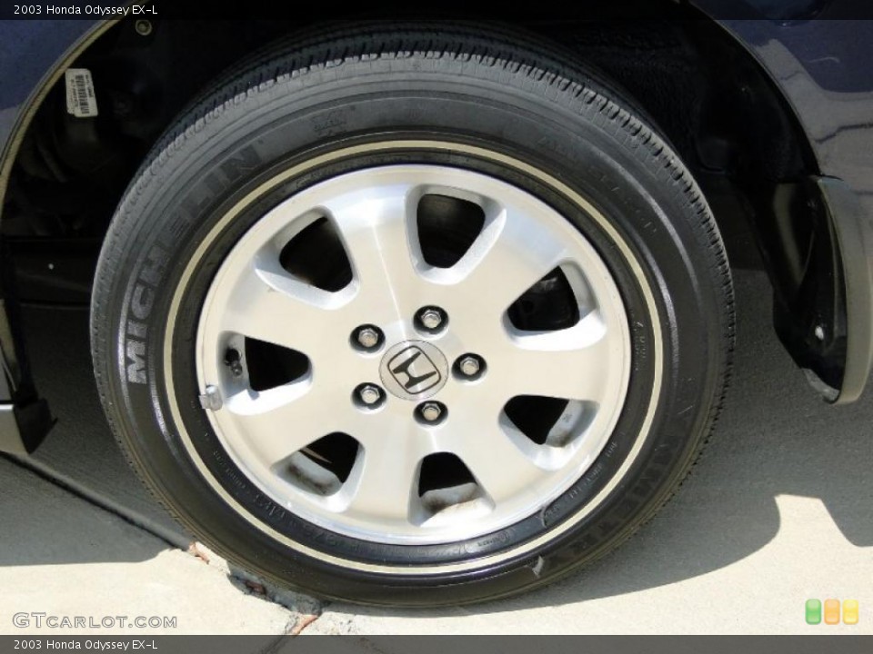 2003 Honda Odyssey EX-L Wheel and Tire Photo #47256014