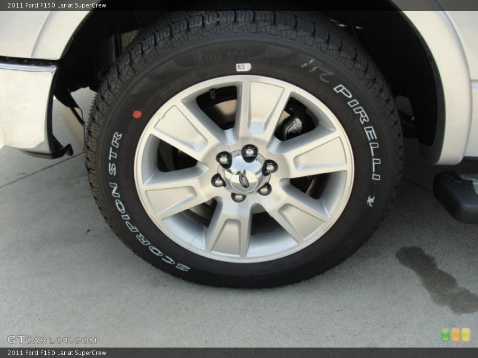 2011 Ford F150 Lariat SuperCrew Wheel and Tire Photo #47256431
