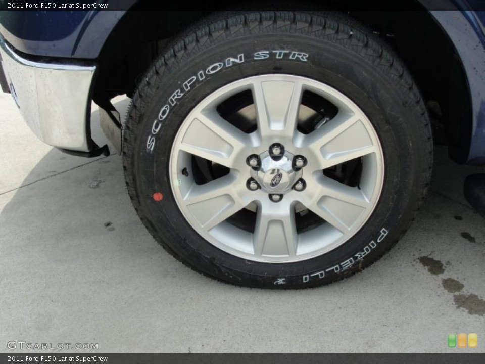 2011 Ford F150 Lariat SuperCrew Wheel and Tire Photo #47257613