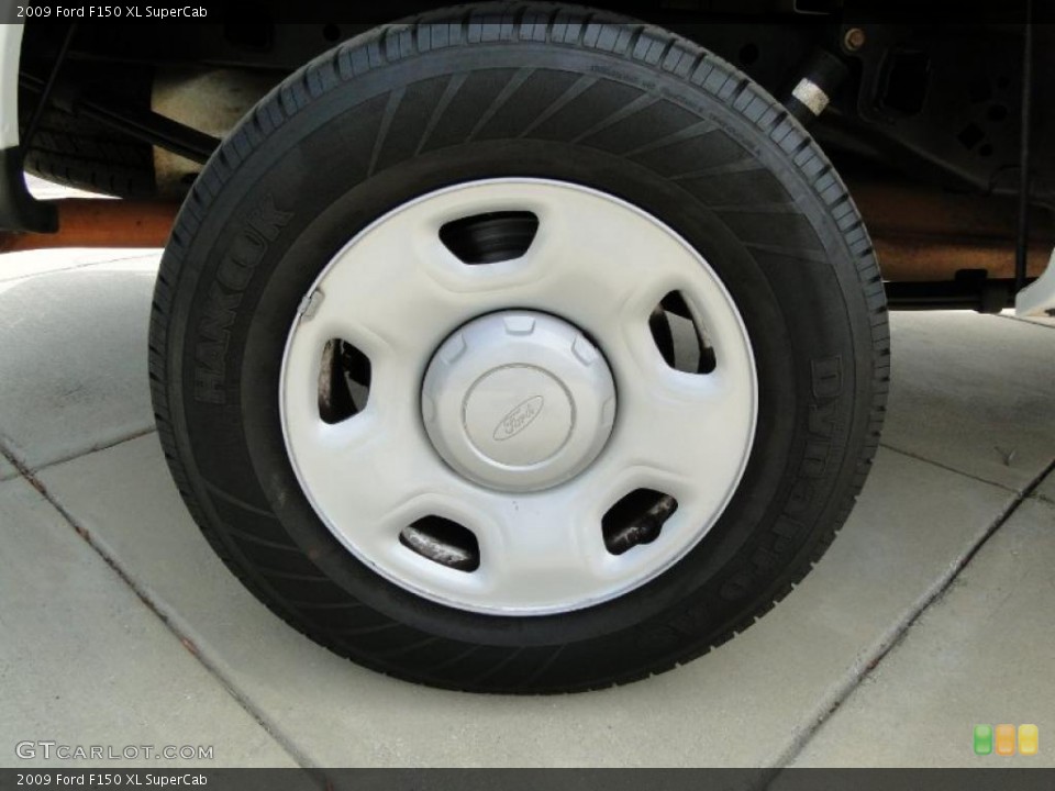 2009 Ford F150 XL SuperCab Wheel and Tire Photo #47257784