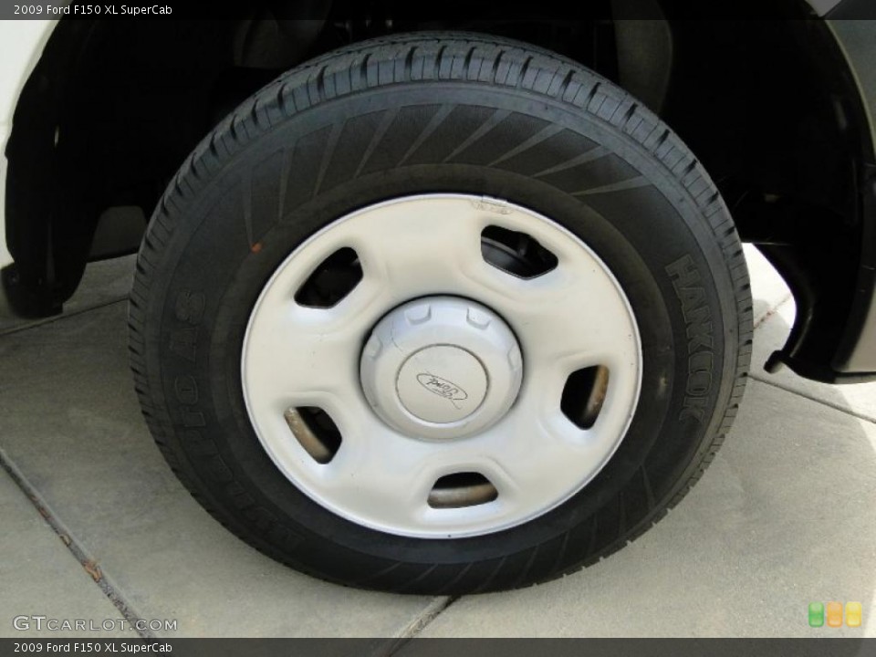 2009 Ford F150 XL SuperCab Wheel and Tire Photo #47257799
