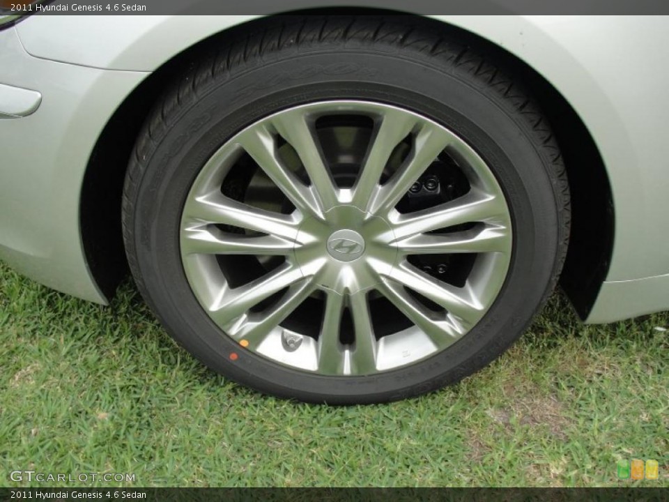 2011 Hyundai Genesis 4.6 Sedan Wheel and Tire Photo #47262101