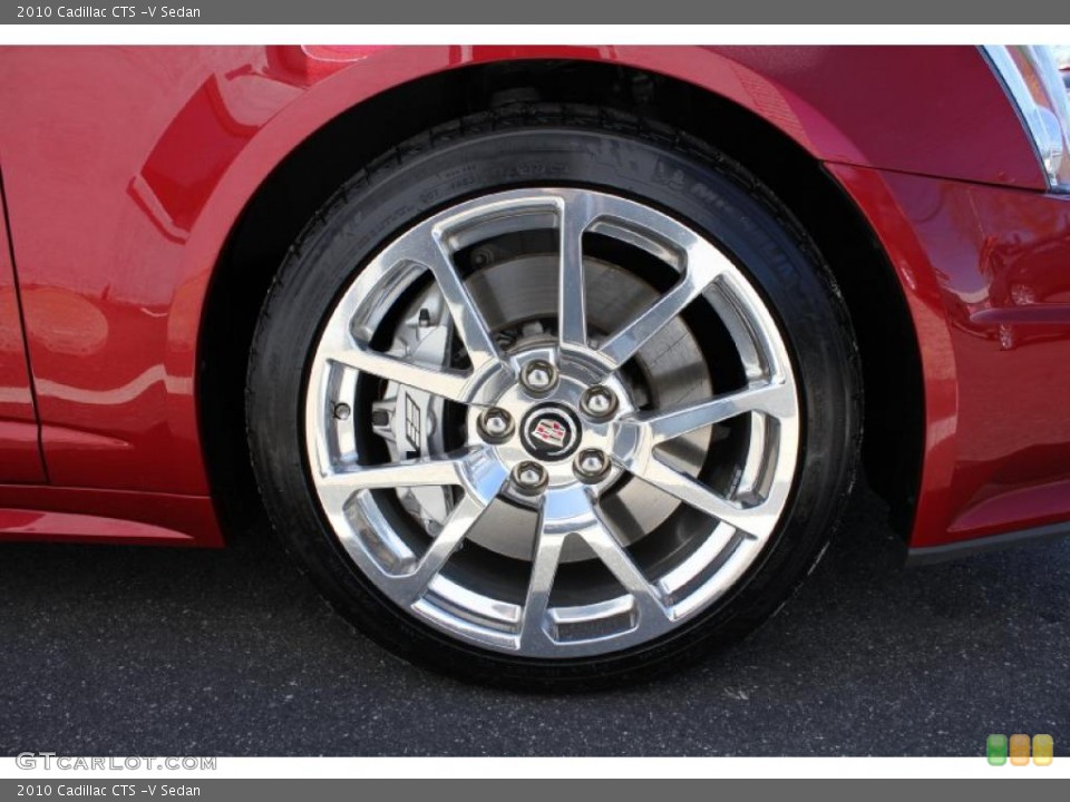 2010 Cadillac CTS -V Sedan Wheel and Tire Photo #47274371