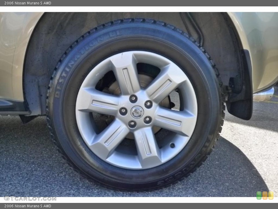 2006 Nissan Murano S AWD Wheel and Tire Photo #47275460
