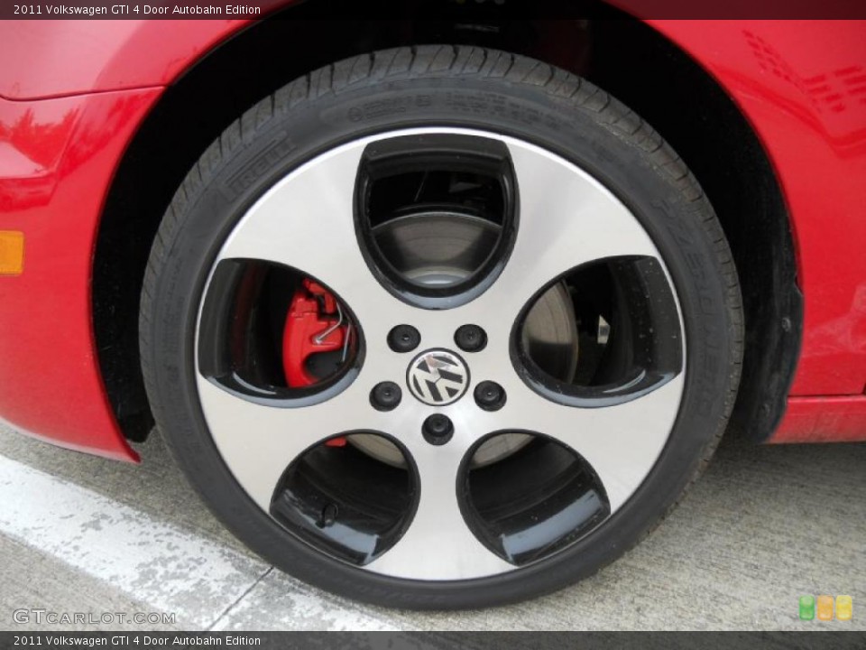 2011 Volkswagen GTI 4 Door Autobahn Edition Wheel and Tire Photo #47276834