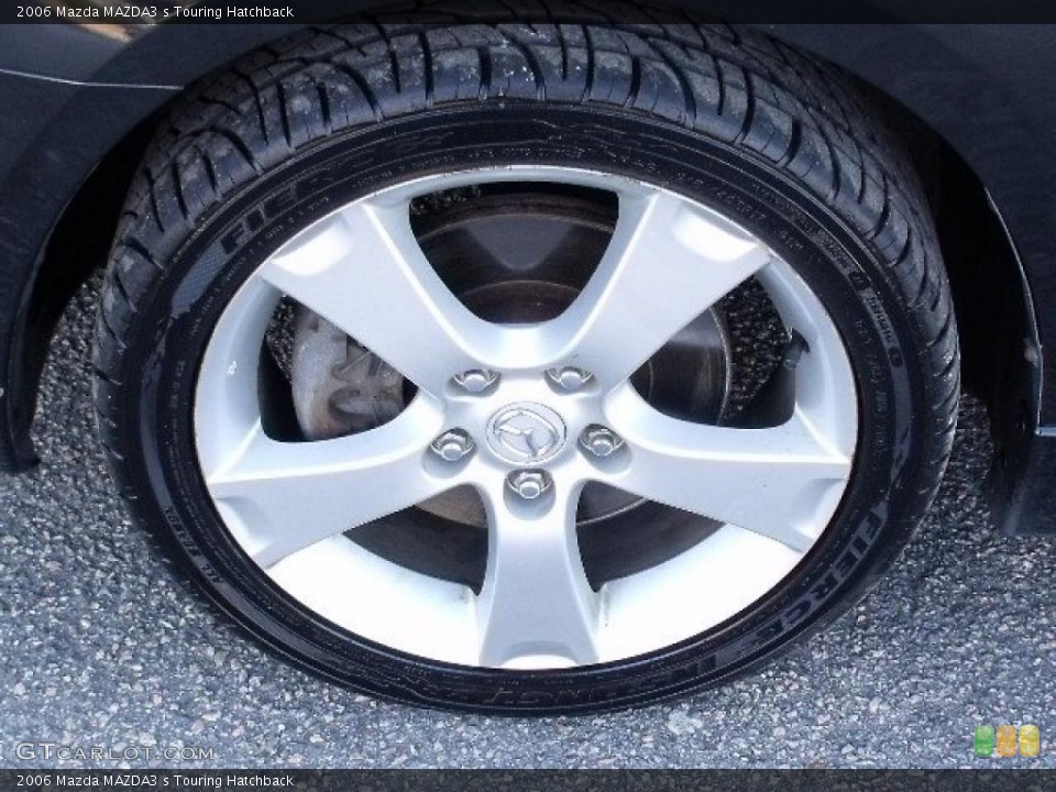 2006 Mazda MAZDA3 s Touring Hatchback Wheel and Tire Photo #47282406