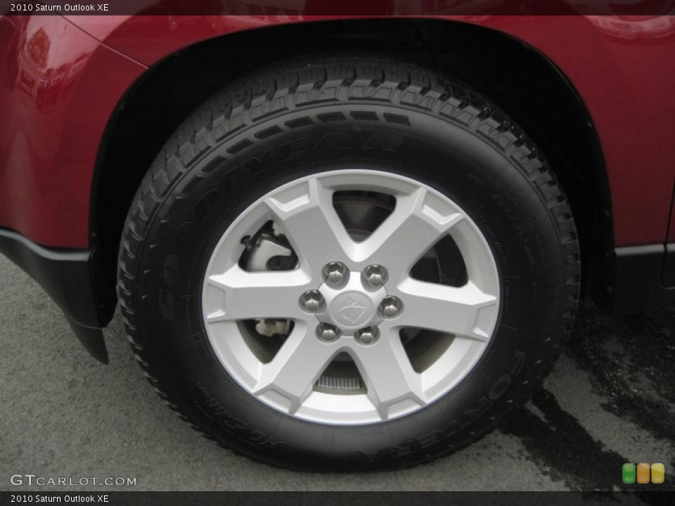 2010 Saturn Outlook XE Wheel and Tire Photo #47284437