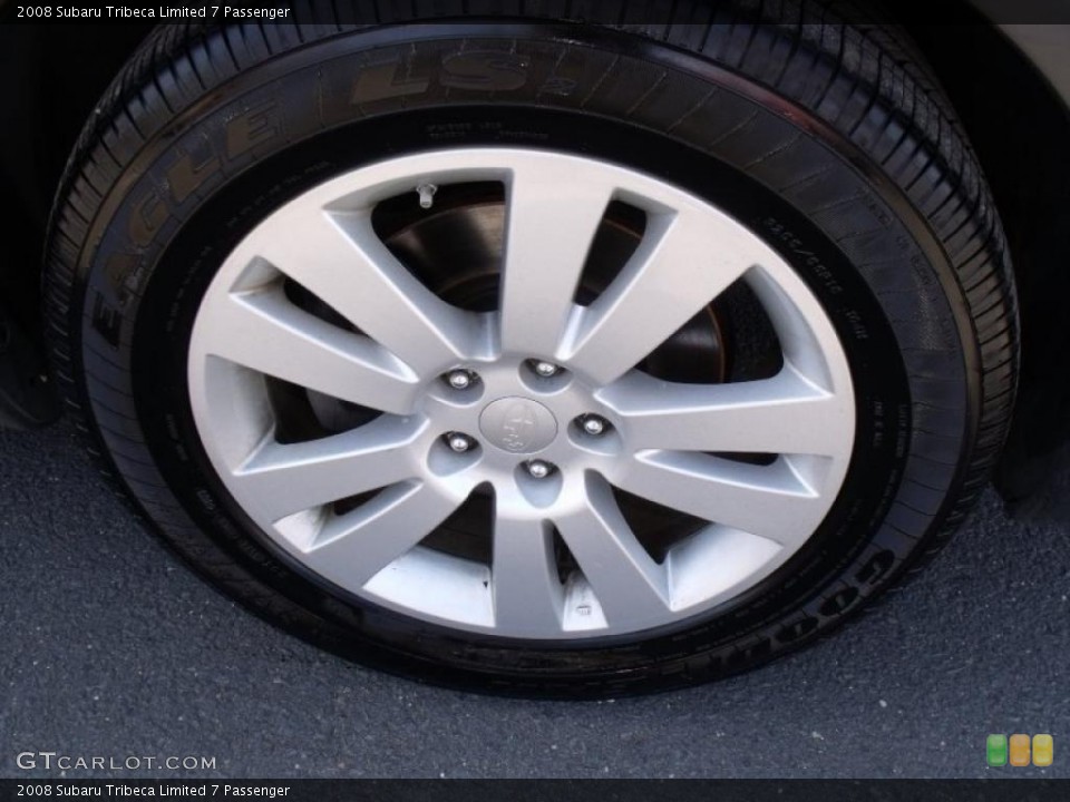 2008 Subaru Tribeca Limited 7 Passenger Wheel and Tire Photo #47285058
