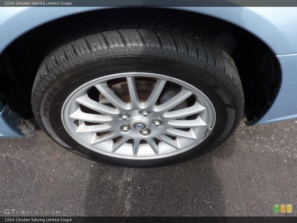 2004 Chrysler Sebring Limited Coupe Wheel and Tire Photo #47293832