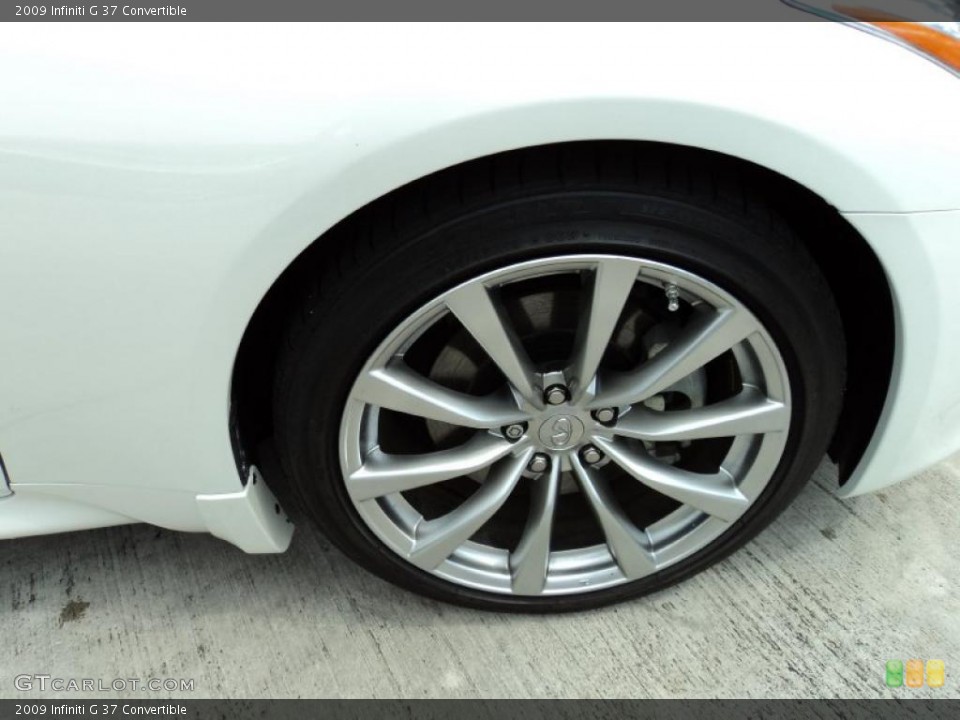 2009 Infiniti G 37 Convertible Wheel and Tire Photo #47298050