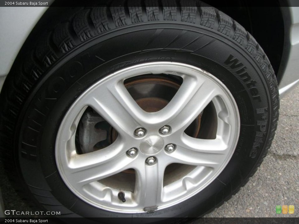 2004 Subaru Baja Sport Wheel and Tire Photo #47300951