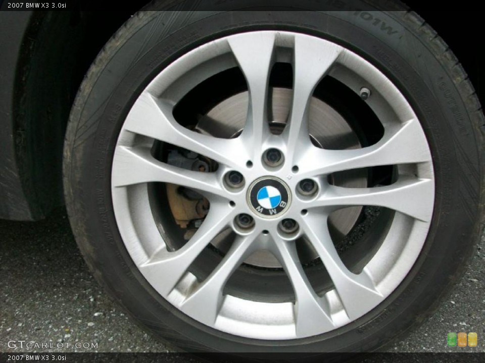 2007 BMW X3 3.0si Wheel and Tire Photo #47301206