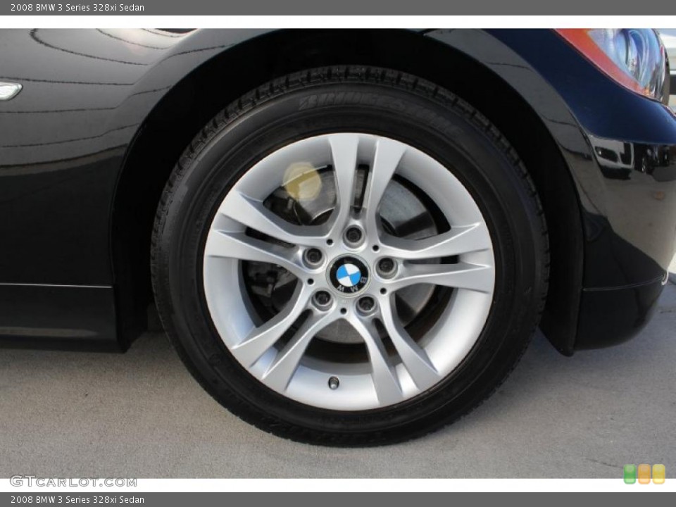 2008 BMW 3 Series 328xi Sedan Wheel and Tire Photo #47305058