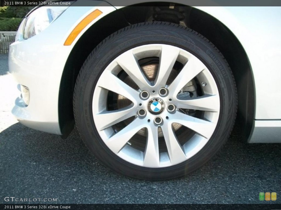 2011 BMW 3 Series 328i xDrive Coupe Wheel and Tire Photo #47309342