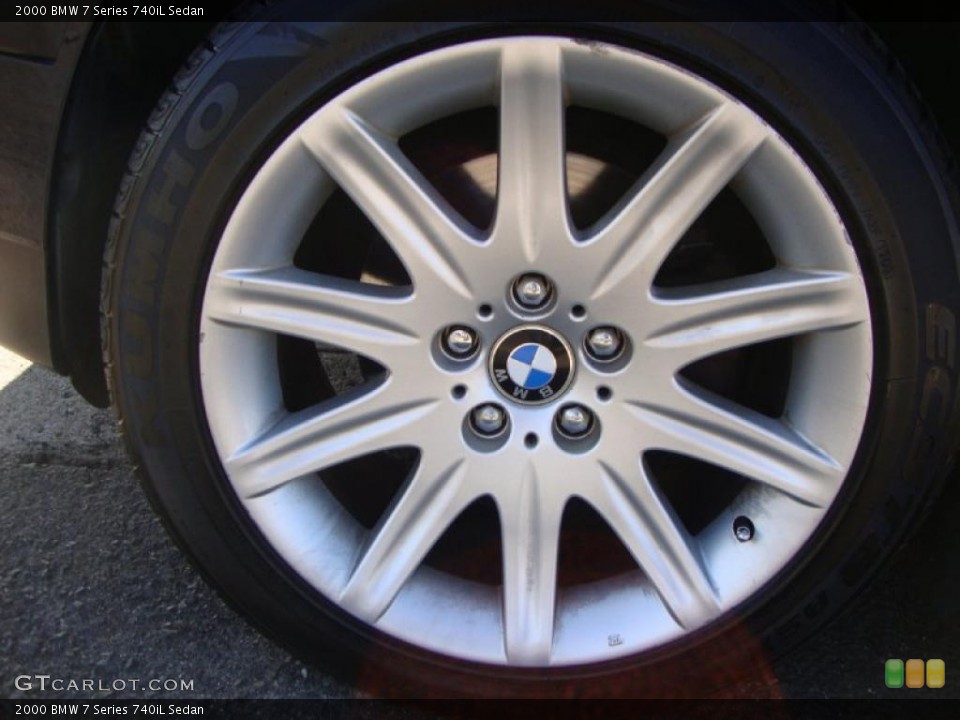2000 BMW 7 Series 740iL Sedan Wheel and Tire Photo #47310560