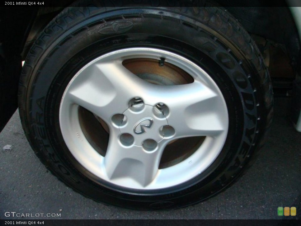 2001 Infiniti QX4 4x4 Wheel and Tire Photo #47314061