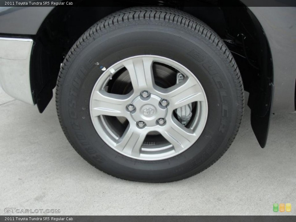 2011 Toyota Tundra SR5 Regular Cab Wheel and Tire Photo #47314628