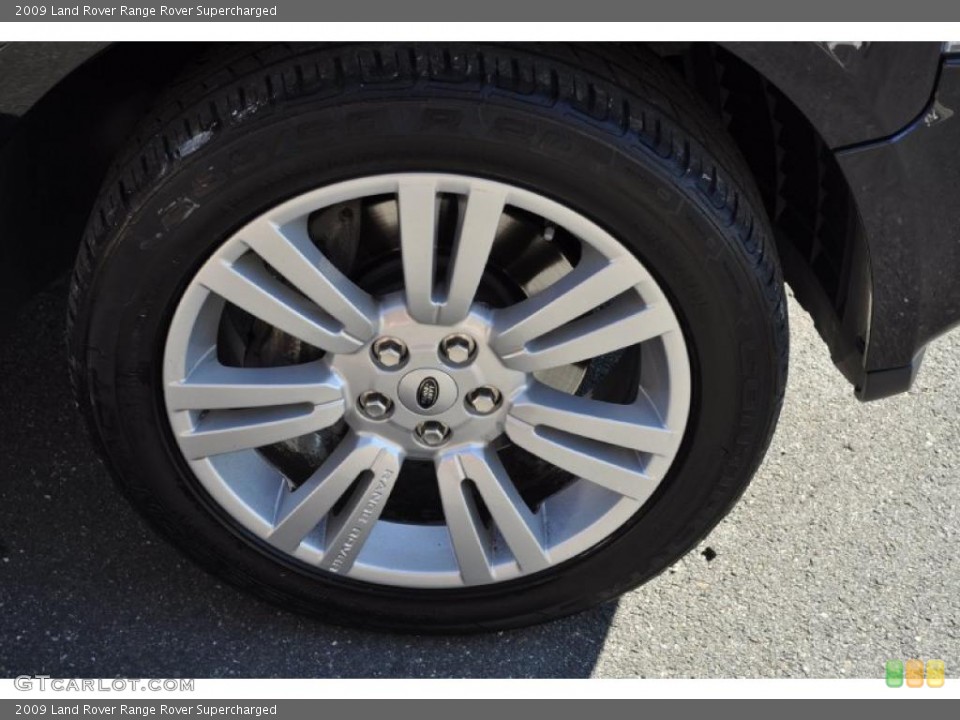 2009 Land Rover Range Rover Supercharged Wheel and Tire Photo #47316362