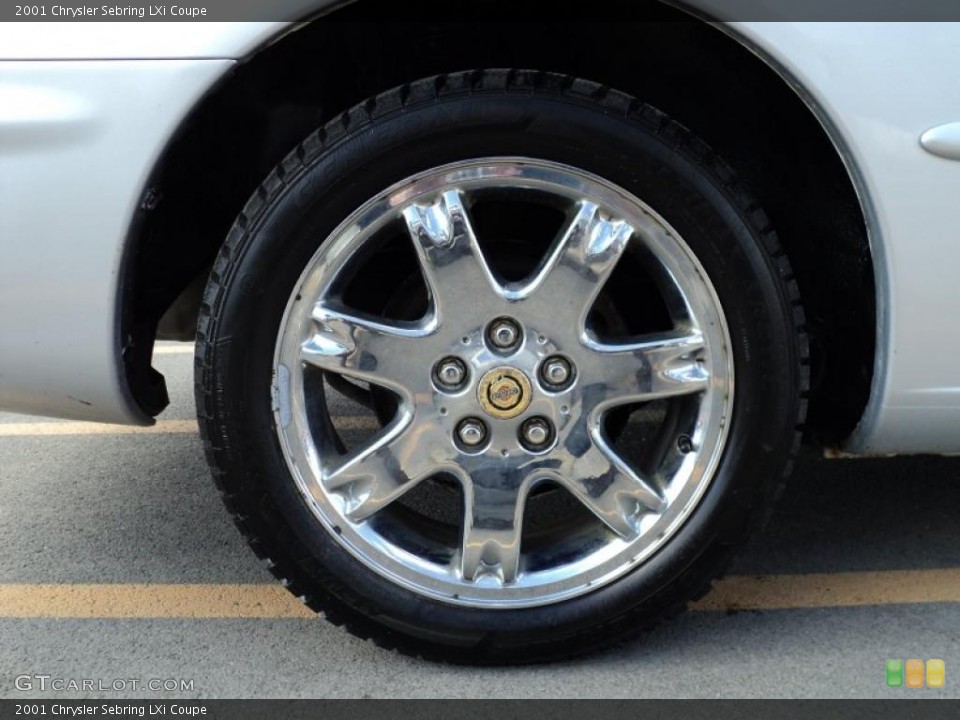 2001 Chrysler Sebring LXi Coupe Wheel and Tire Photo #47319611