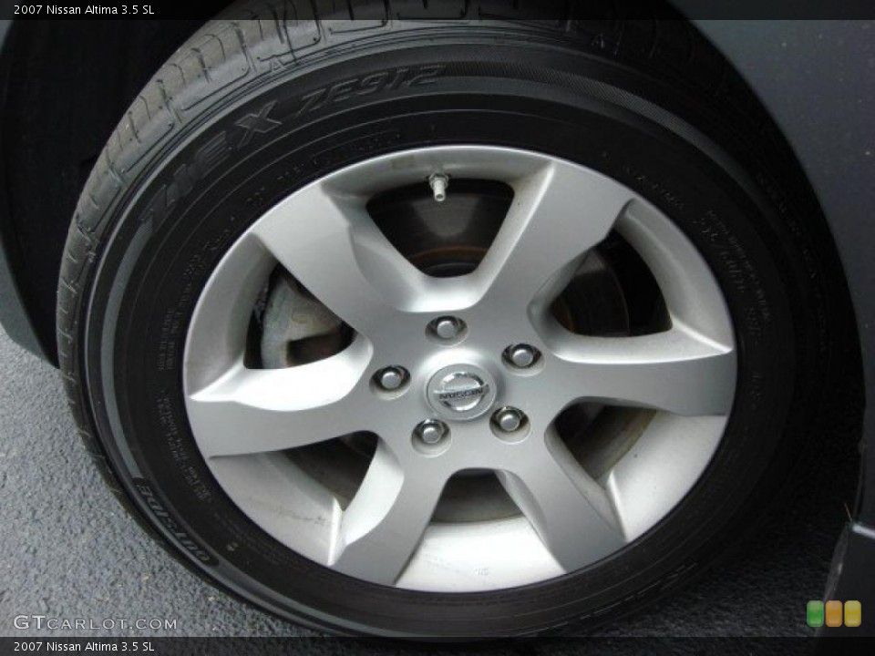 2007 Nissan Altima 3.5 SL Wheel and Tire Photo #47319773