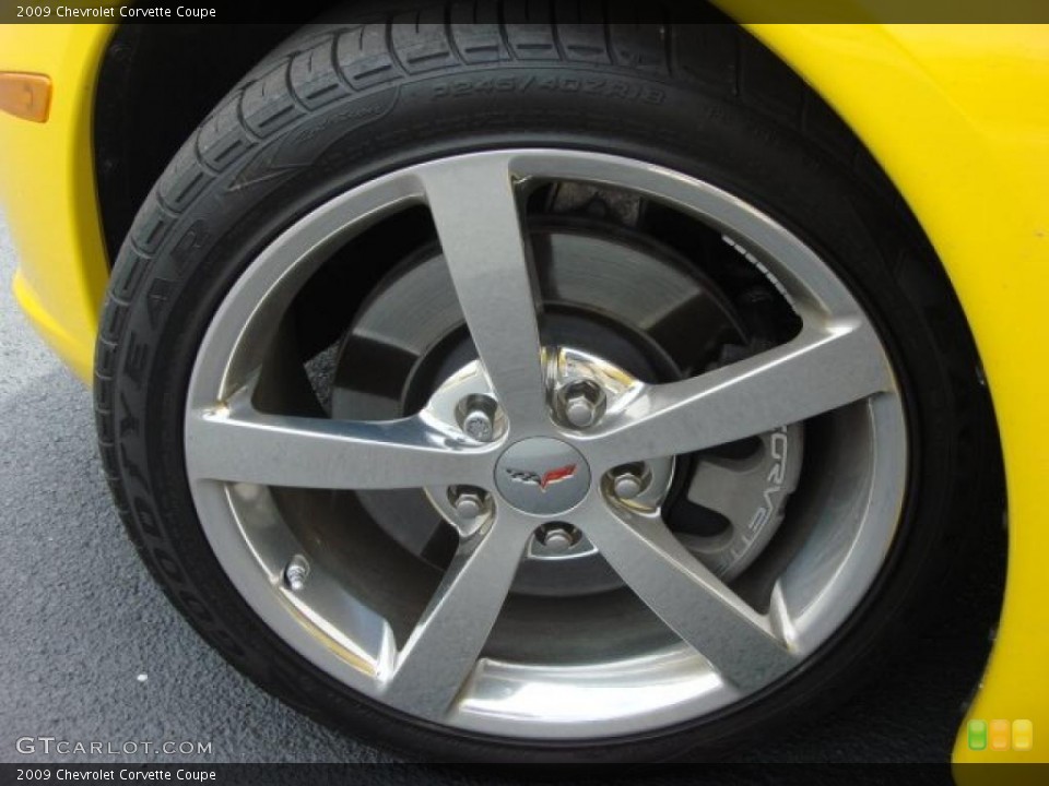 2009 Chevrolet Corvette Coupe Wheel and Tire Photo #47321870