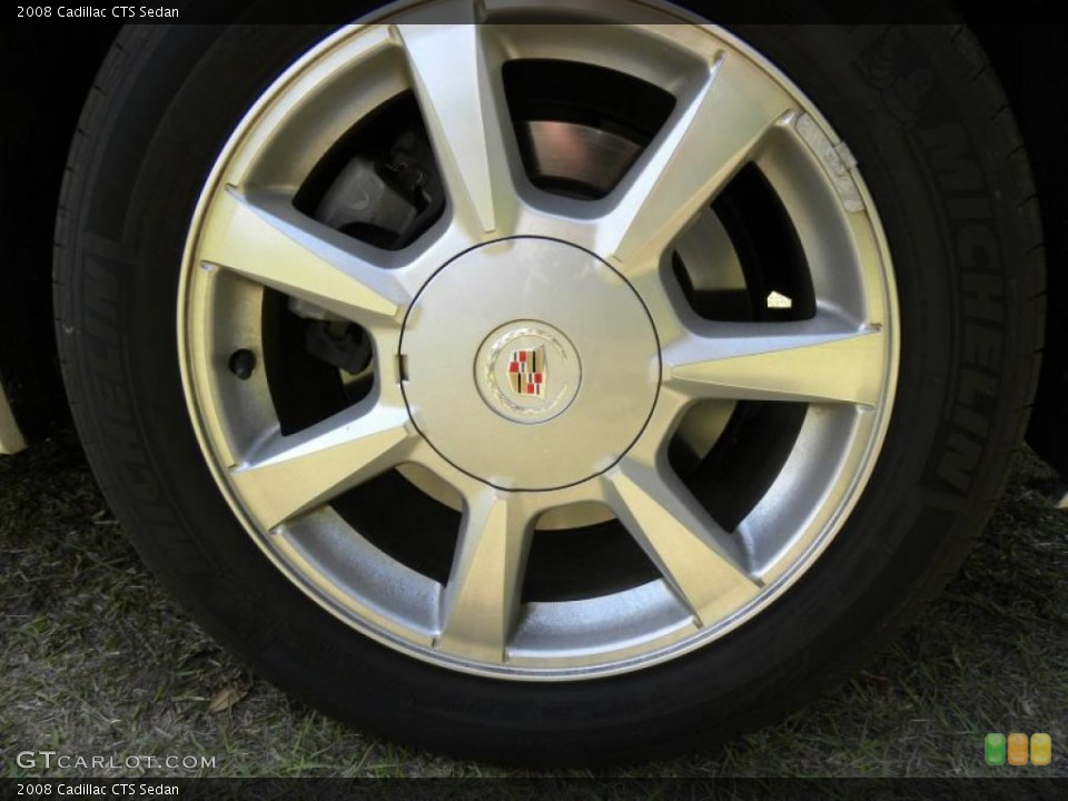 2008 Cadillac CTS Sedan Wheel and Tire Photo #47326797