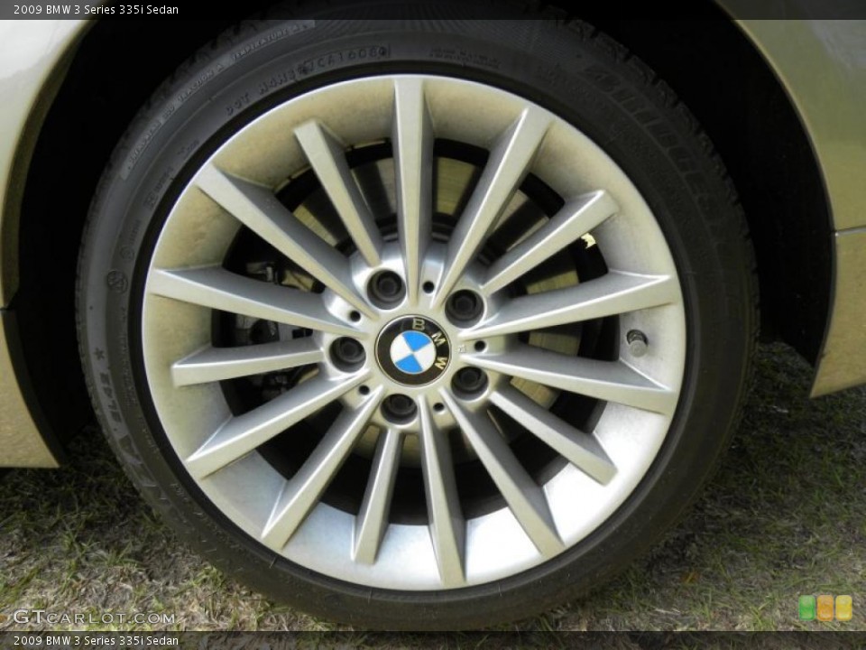 2009 BMW 3 Series 335i Sedan Wheel and Tire Photo #47327481