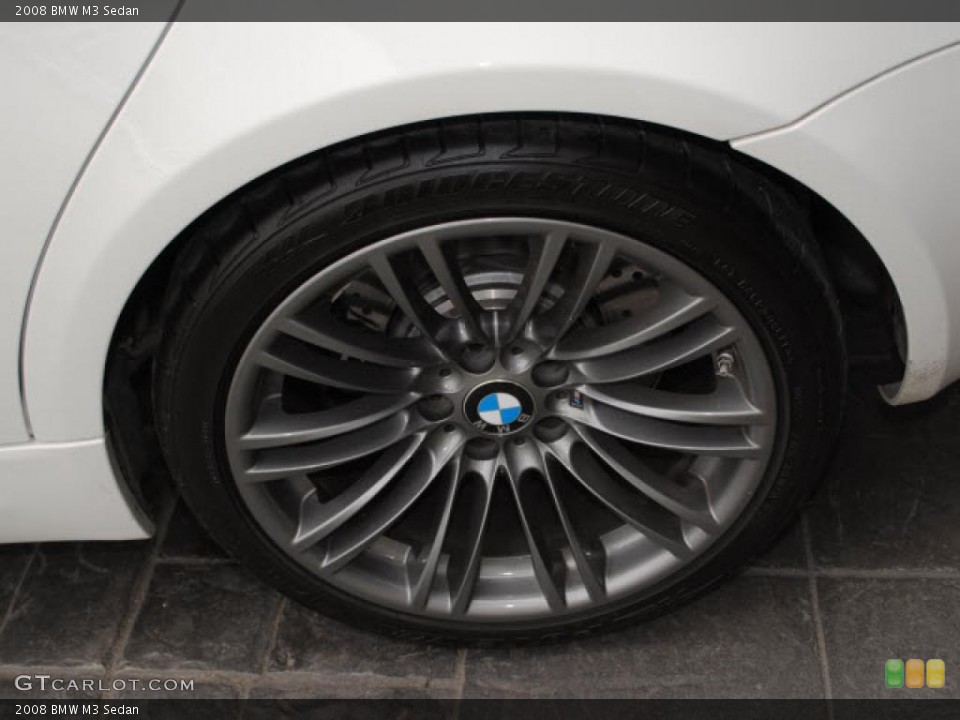2008 BMW M3 Sedan Wheel and Tire Photo #47329263