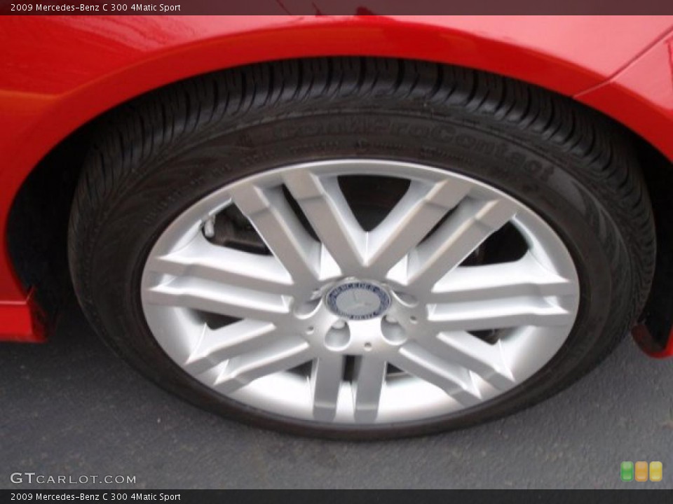 2009 Mercedes-Benz C 300 4Matic Sport Wheel and Tire Photo #47329758