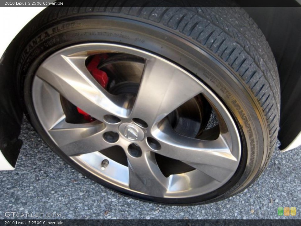 2010 Lexus IS 250C Convertible Wheel and Tire Photo #47333744