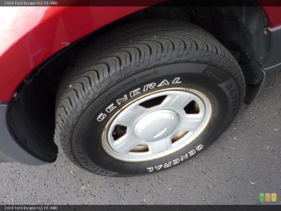 2004 Ford Escape XLS V6 4WD Wheel and Tire Photo #47337154