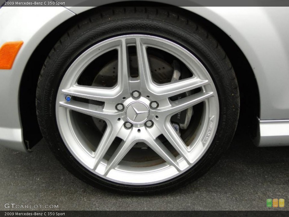 2009 Mercedes-Benz C 350 Sport Wheel and Tire Photo #47337877