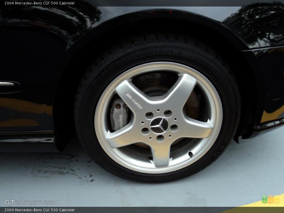 2004 Mercedes-Benz CLK 500 Cabriolet Wheel and Tire Photo #47341624