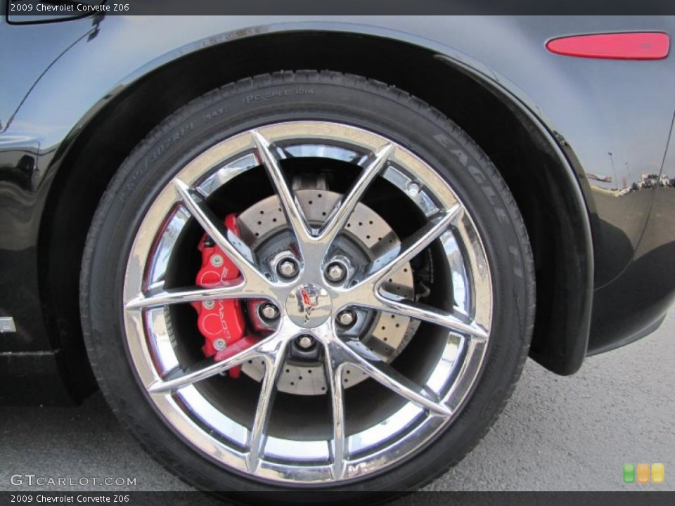 2009 Chevrolet Corvette Z06 Wheel and Tire Photo #47341888