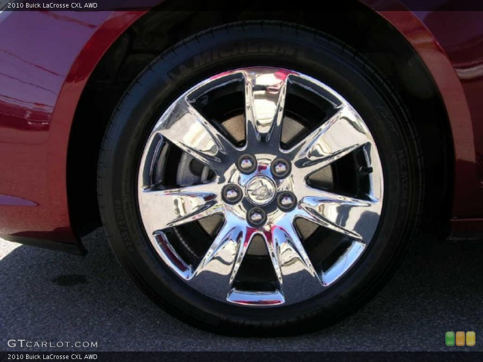 2010 Buick LaCrosse CXL AWD Wheel and Tire Photo #47344808