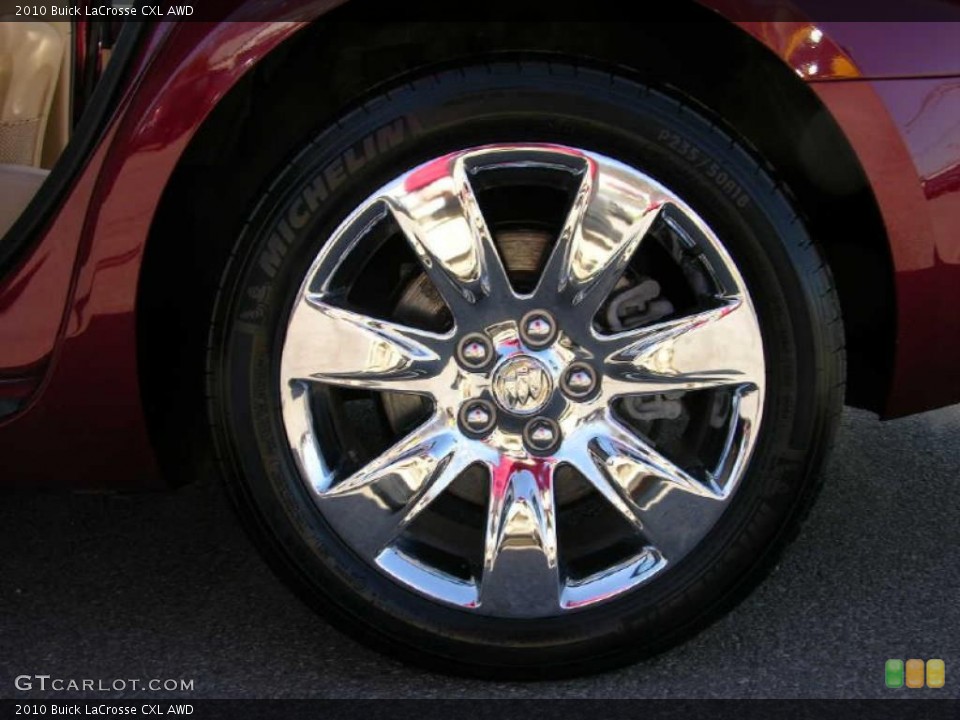 2010 Buick LaCrosse CXL AWD Wheel and Tire Photo #47344844