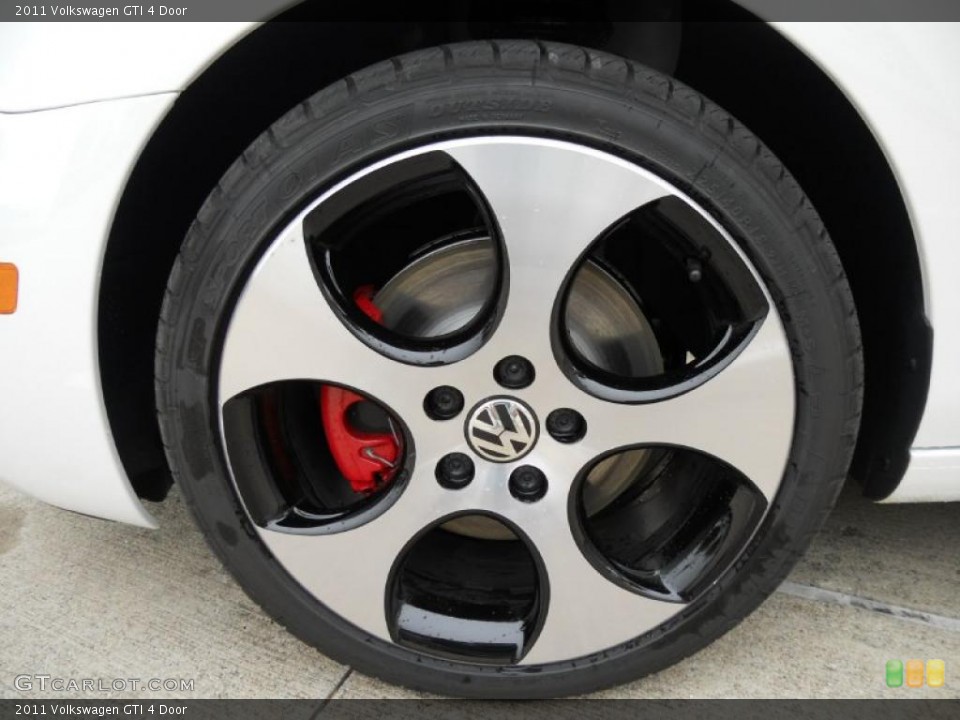 2011 Volkswagen GTI 4 Door Wheel and Tire Photo #47345165