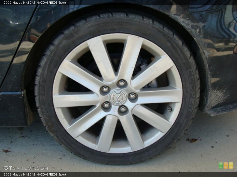 2009 Mazda MAZDA3 MAZDASPEED3 Sport Wheel and Tire Photo #47346578
